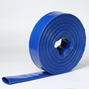 1' In Dia x 100 ft Heavy Duty Flat Lay Sump Pump Discharge and Backwash PVC Hose 4 Bar (100)