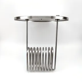 32L Stainless Steel Conical Fermenter Lid with SS 1/2 Inch BSP Male Glycol Cooling/Heating Coil