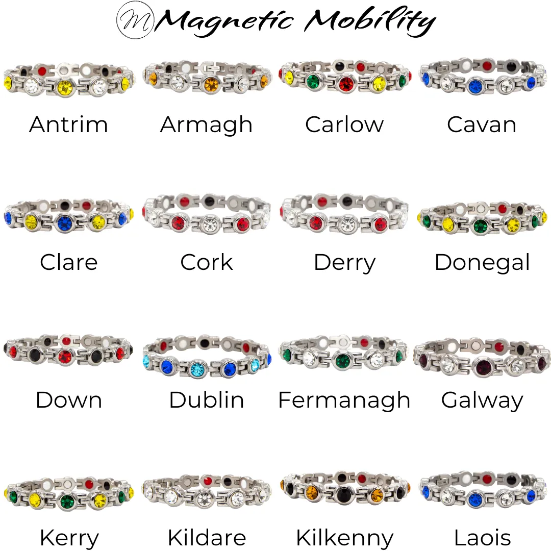 4in1 Magnetic Bracelet: County Colours | Magnetic Mobility