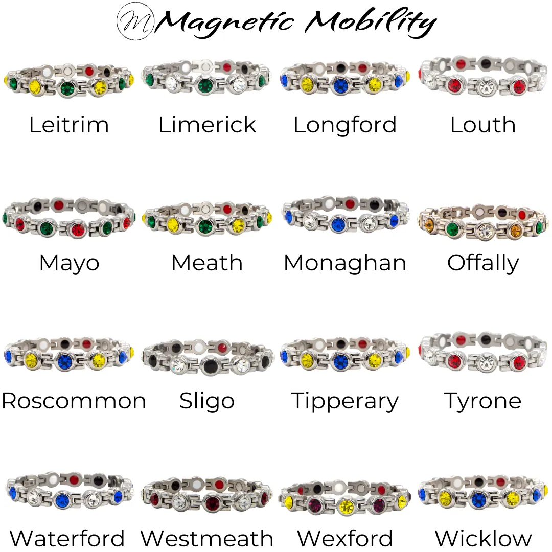 4in1 Magnetic Bracelet: County Colours | Magnetic Mobility