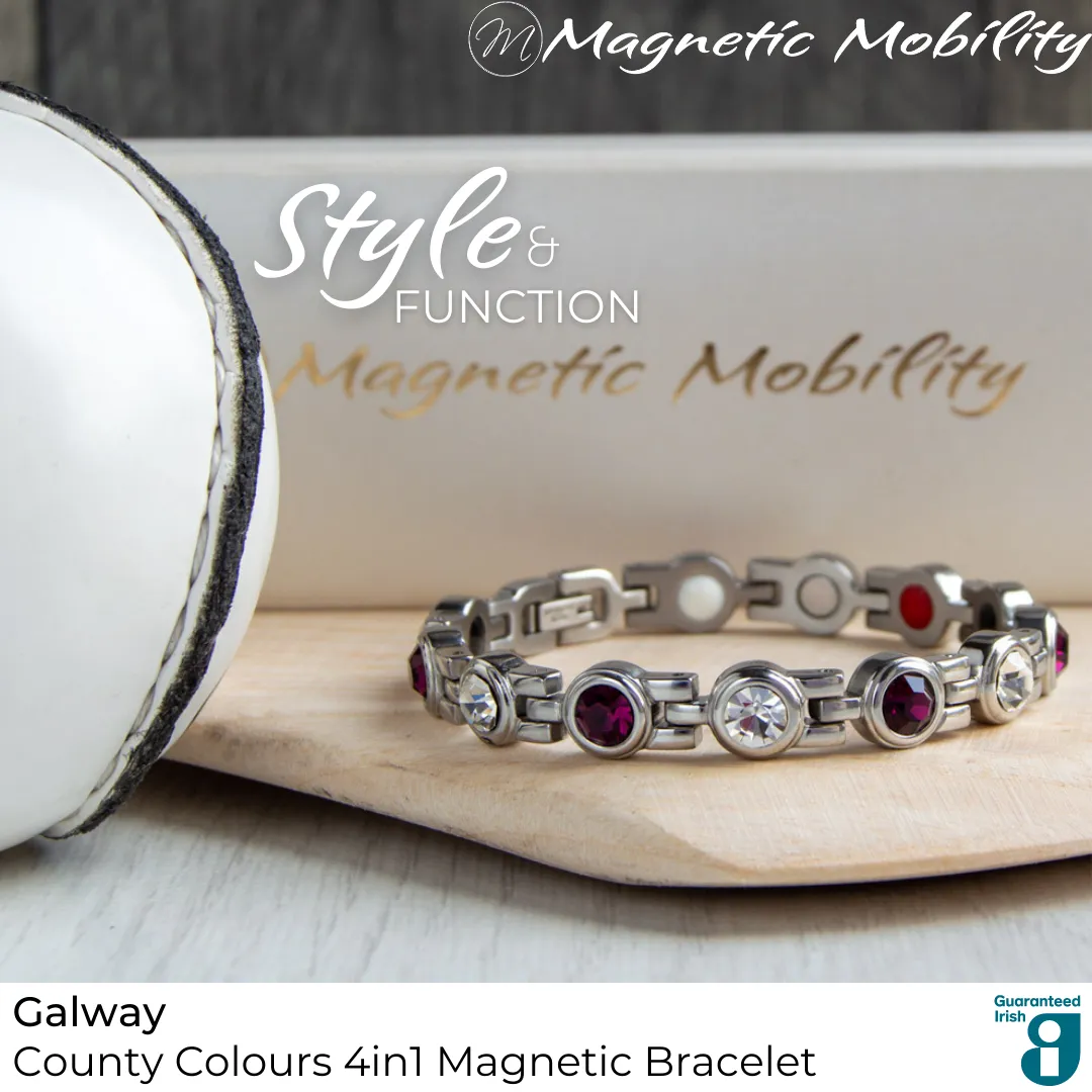 4in1 Magnetic Bracelet: County Colours | Magnetic Mobility