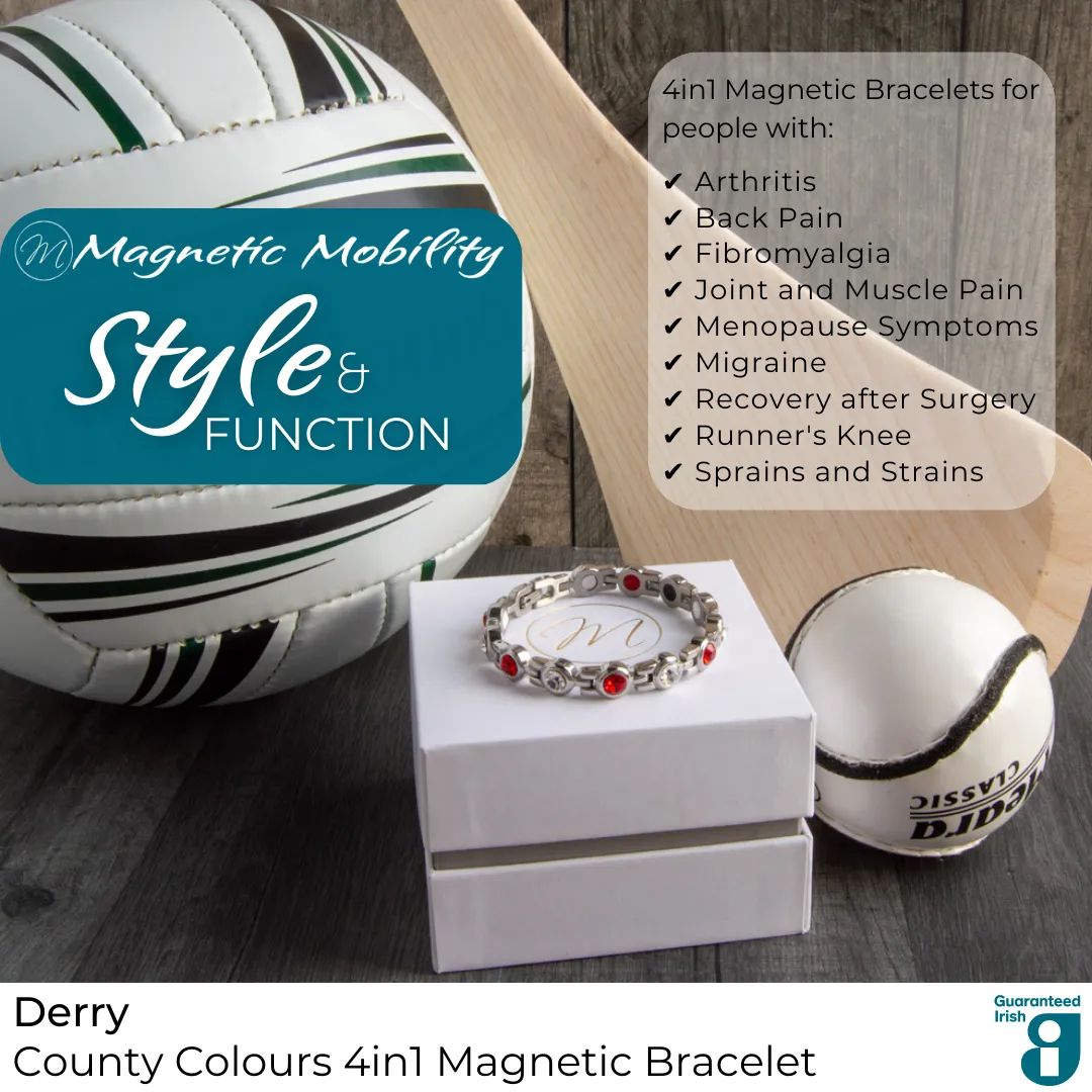 4in1 Magnetic Bracelet: County Colours | Magnetic Mobility