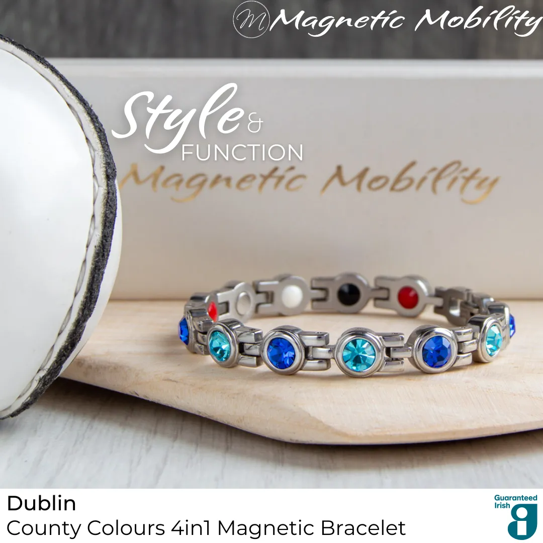 4in1 Magnetic Bracelet: County Colours | Magnetic Mobility