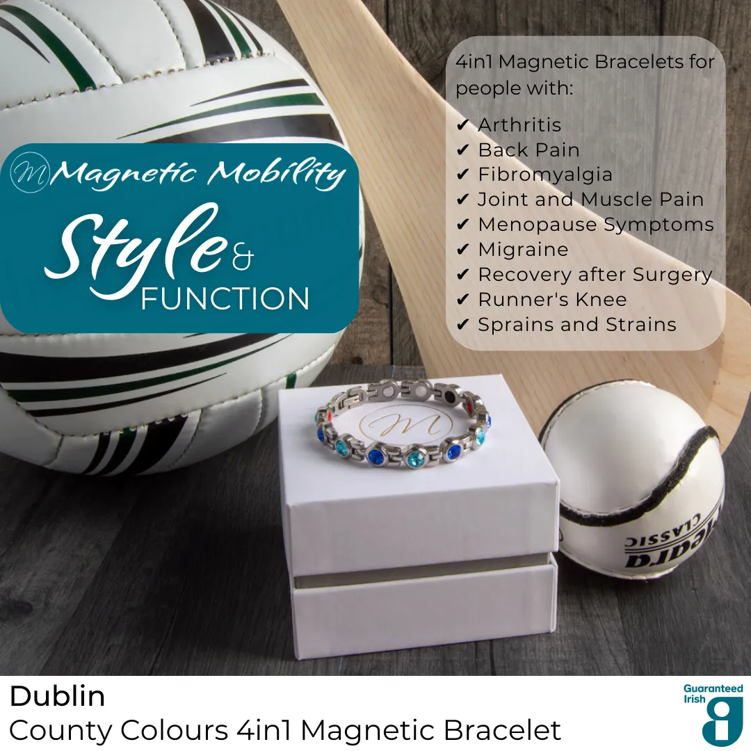 4in1 Magnetic Bracelet: County Colours | Magnetic Mobility