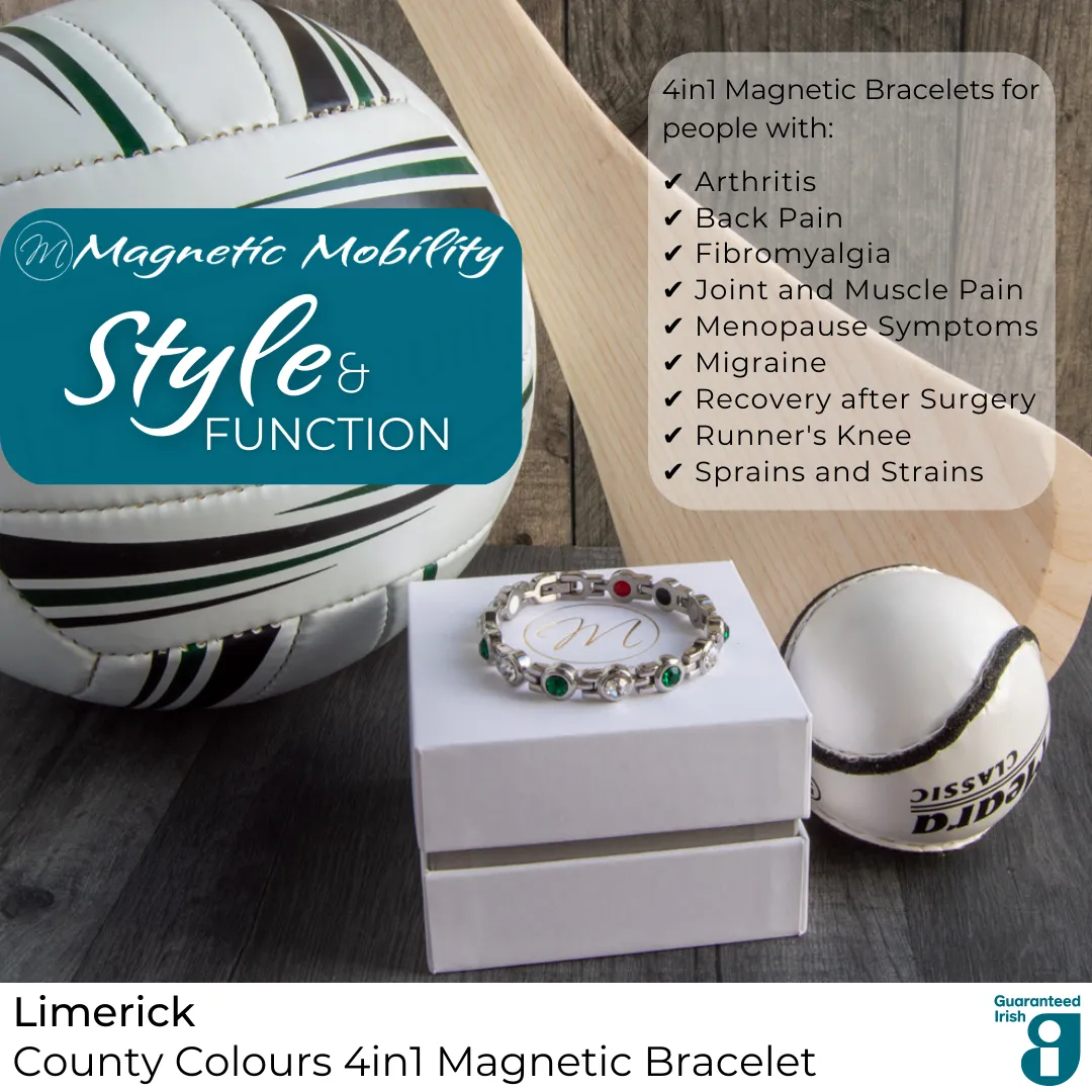 4in1 Magnetic Bracelet: County Colours | Magnetic Mobility