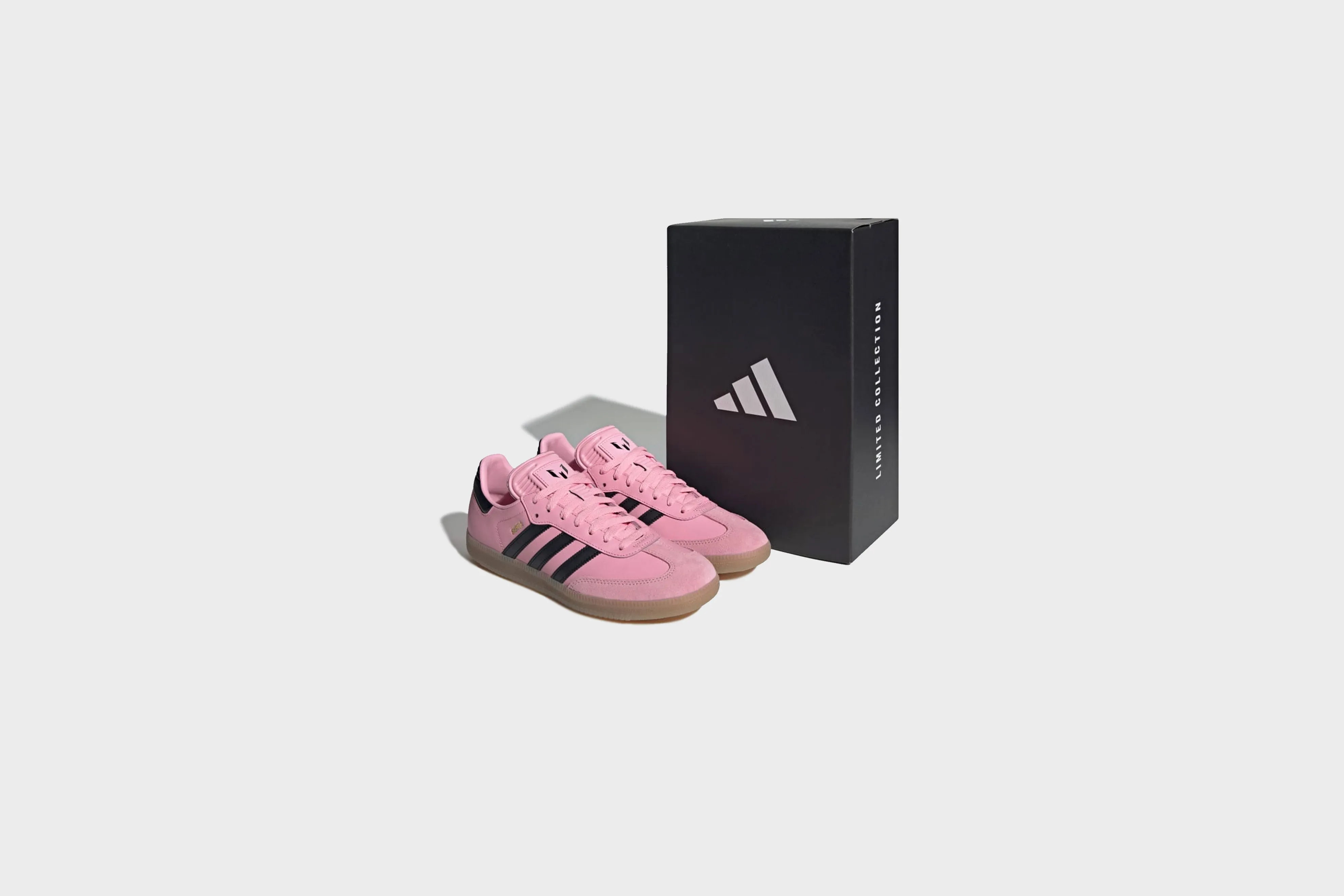 Adidas Samba Messi Miami (Pink/Core Black/Gum)