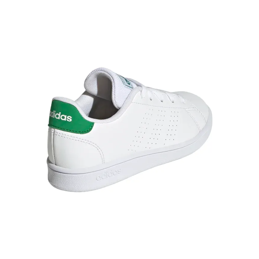 Adidas scarpa sneakers da ragazzi Advantage GY6995 bianco-verde