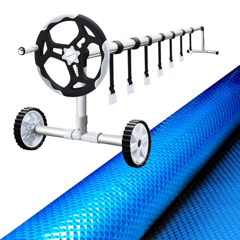 Adjustable Aluminium Pool Roller & 500 Micron Cover - Aquabuddy