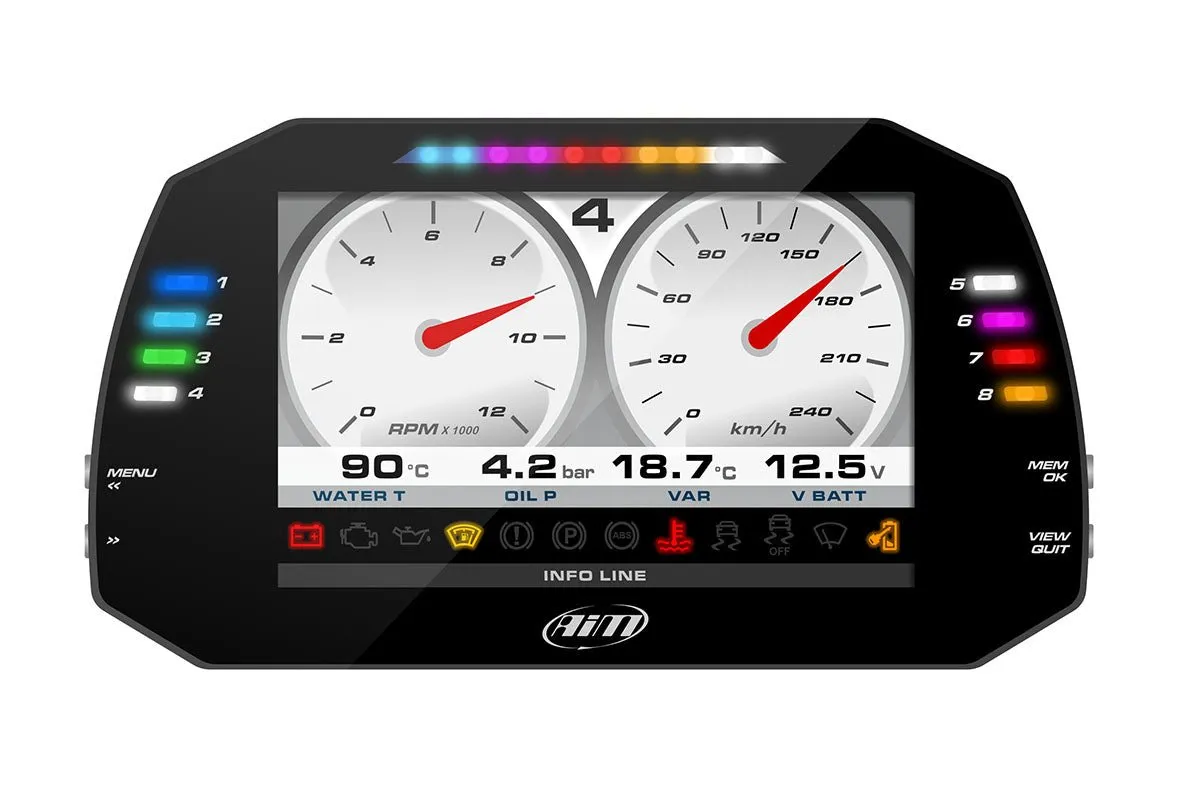 AiM Sports MXG 1.3 Strada Large Color TFT Dash