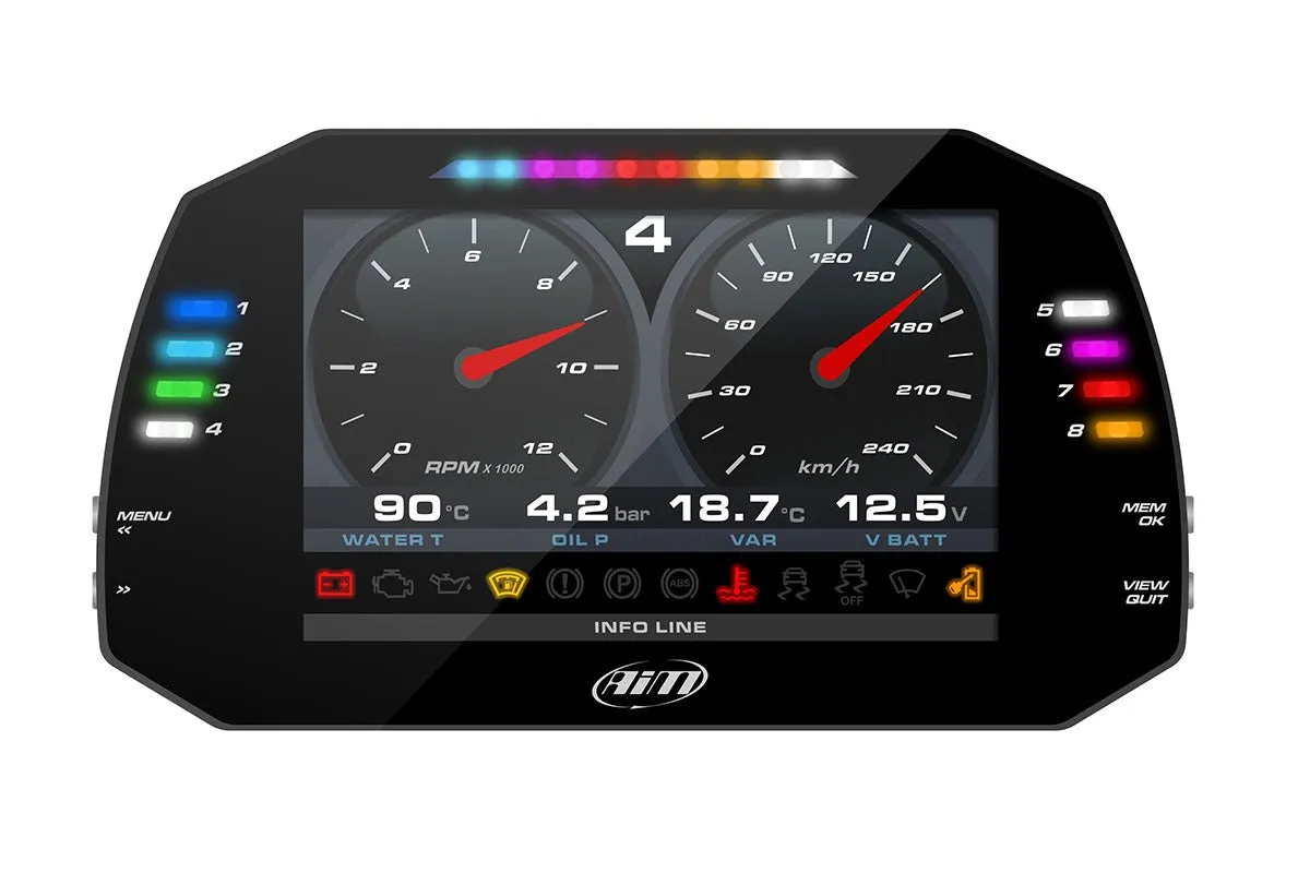 AiM Sports MXG 1.3 Strada Large Color TFT Dash