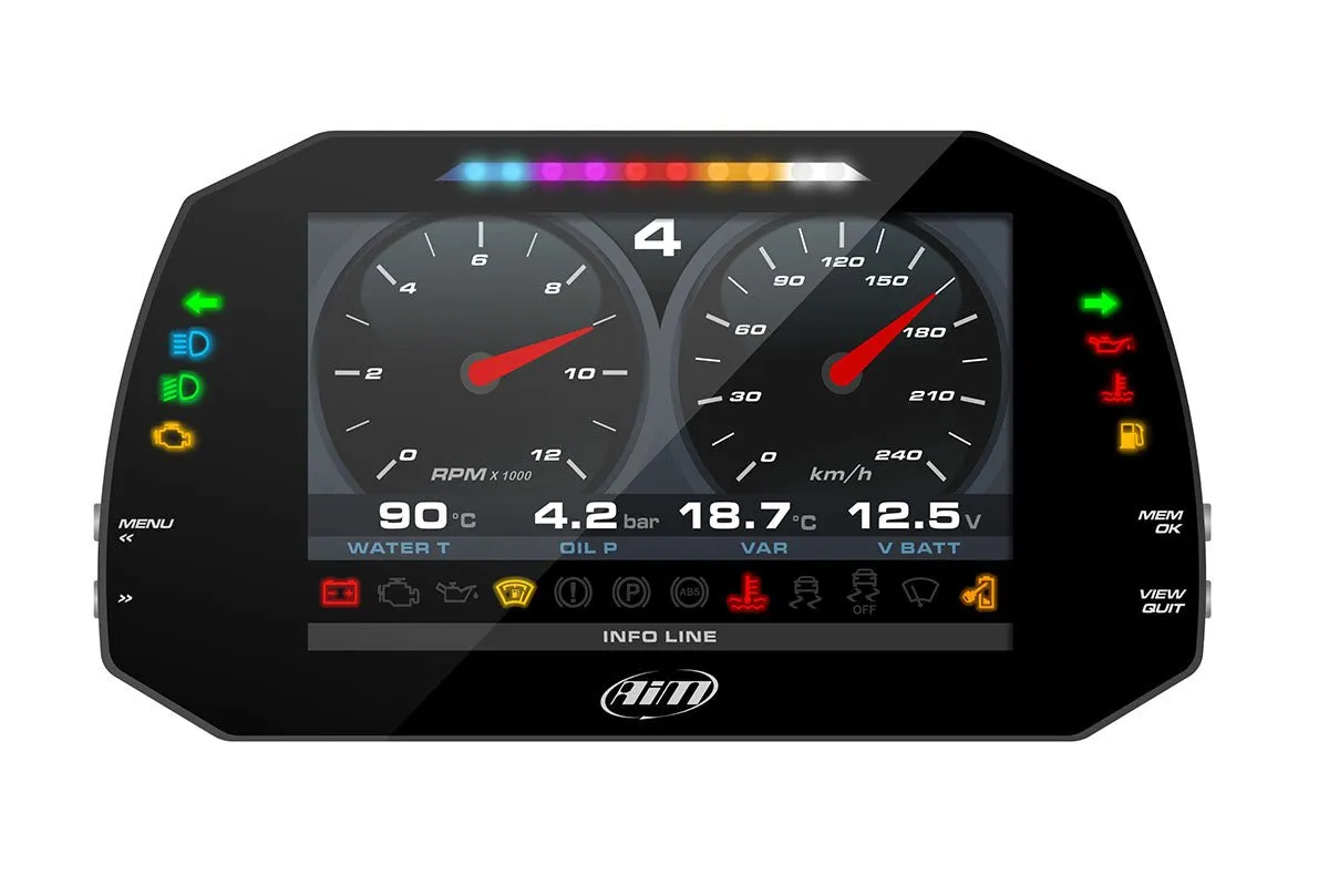 AiM Sports MXG 1.3 Strada Large Color TFT Dash