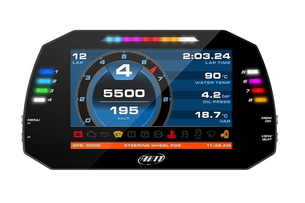 AiM Sports MXG 1.3 Strada Large Color TFT Dash