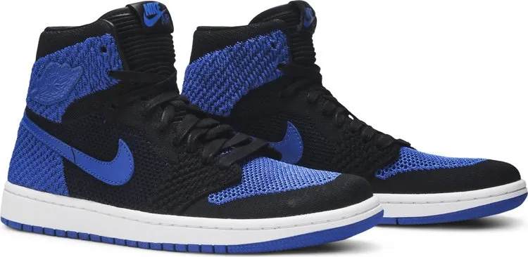 Air Jordan 1 Retro High OG Flyknit GS Royal, black