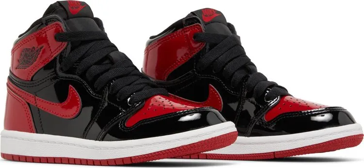 Air Jordan 1 Retro High OG PS Patent Bred, red