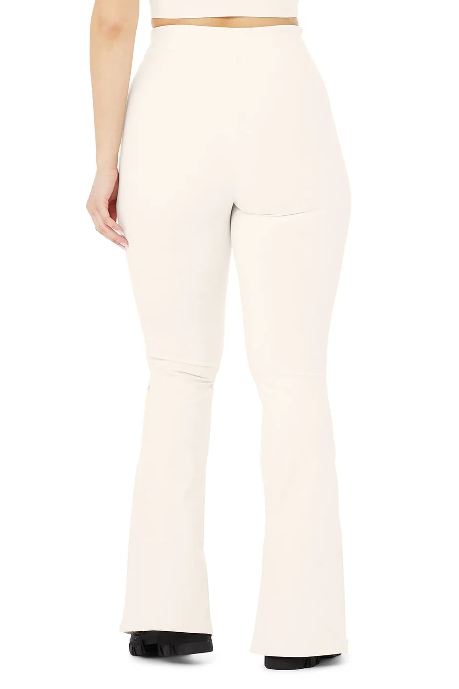 Airbrush High-Waist Flutter Legging - Ivory