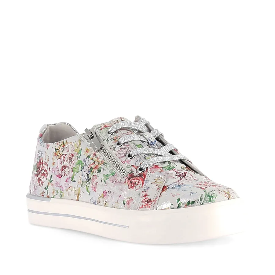 AUDRY W - WILD FLOWER-SILVER LEATHER