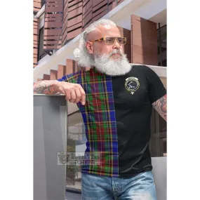 Beattie Tartan Cotton T-shirt with Family Crest and Half Of Me Style