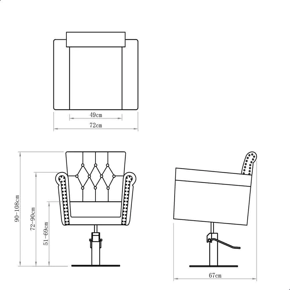 Beauty Salon Hairdressing Styling Chair Lion II