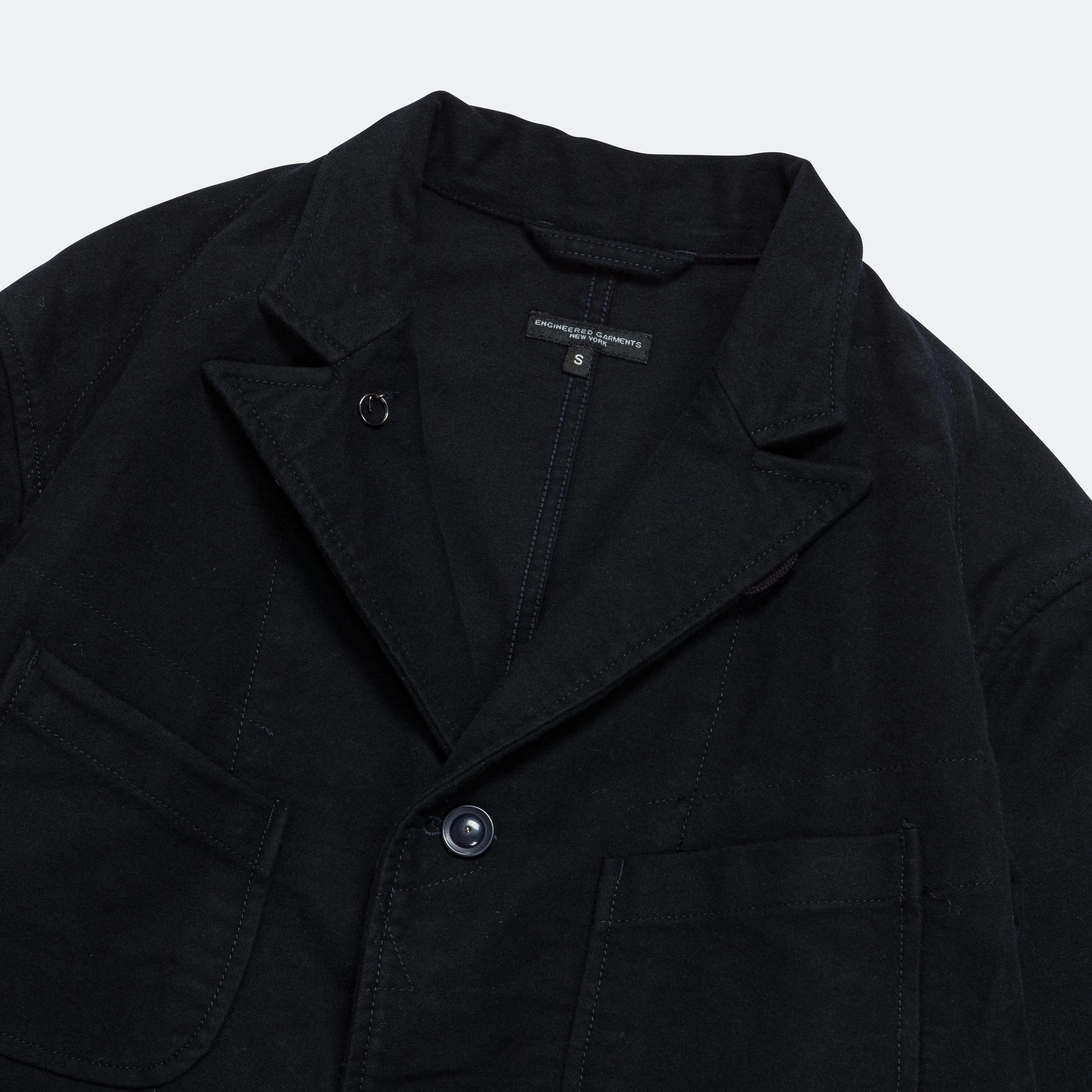 Bedford Jacket - Dk. Navy Cotton Moleskin