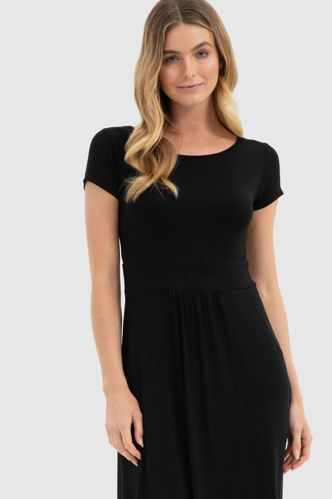 Beth Bamboo Dress - Black