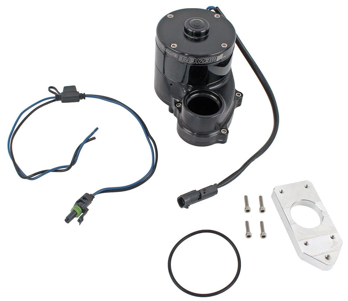 Big Block Chrysler Electric Water Pump, Black Finish MZWP105SHD