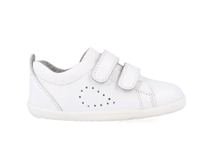 Bobux Step Up Grass Court - Optical White