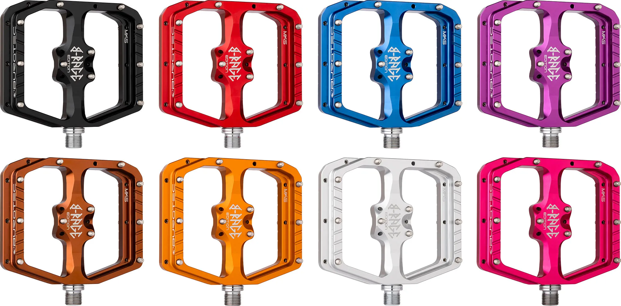 Burgtec Penthouse MK5 B-Rage Edition Flat Pedals