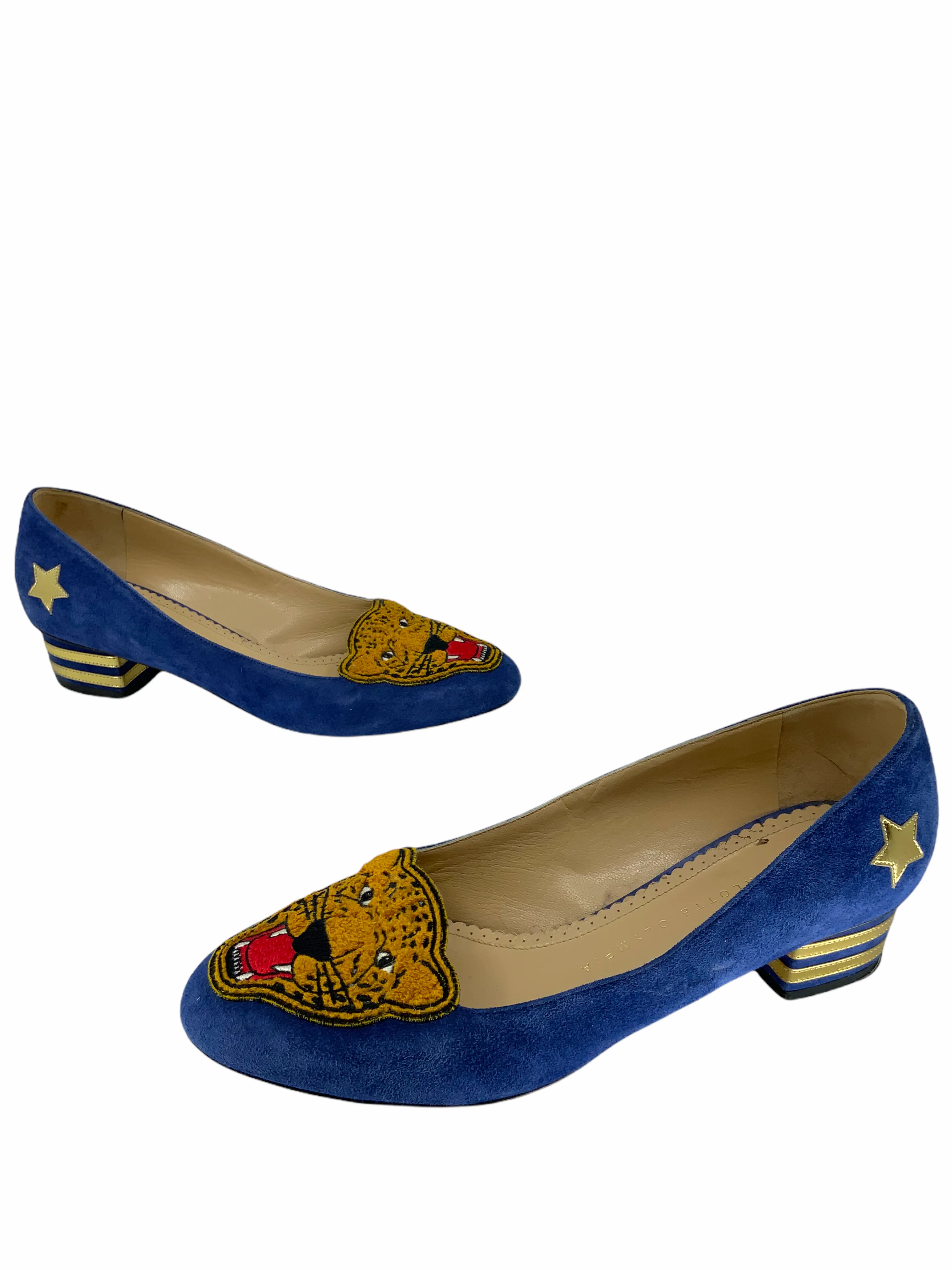 Charlotte Olympia Mascot Flats Size 7