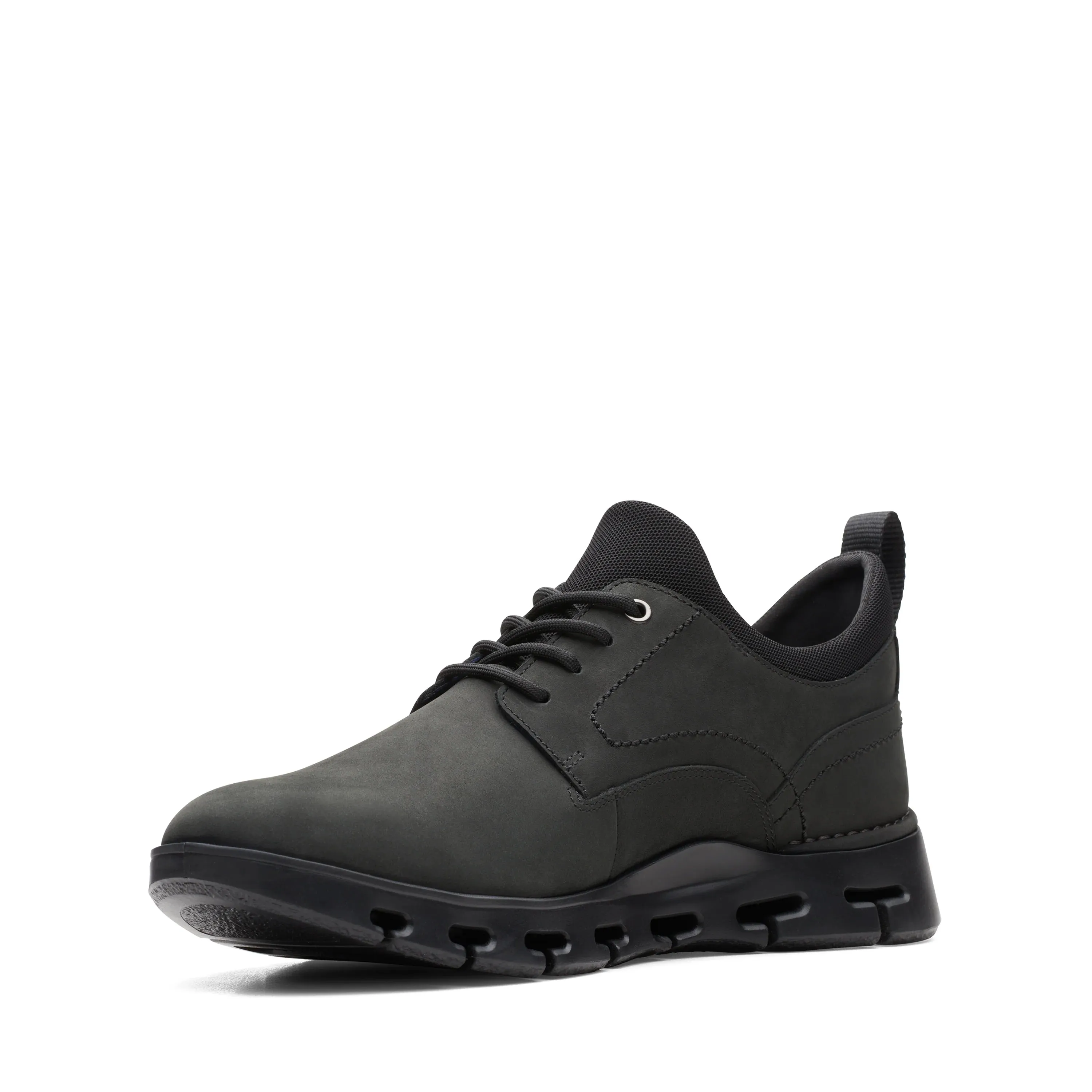 CLARKS | SNEAKERS HOMBRE | NATURE X TWO BLACK NUBUCK | NEGRO