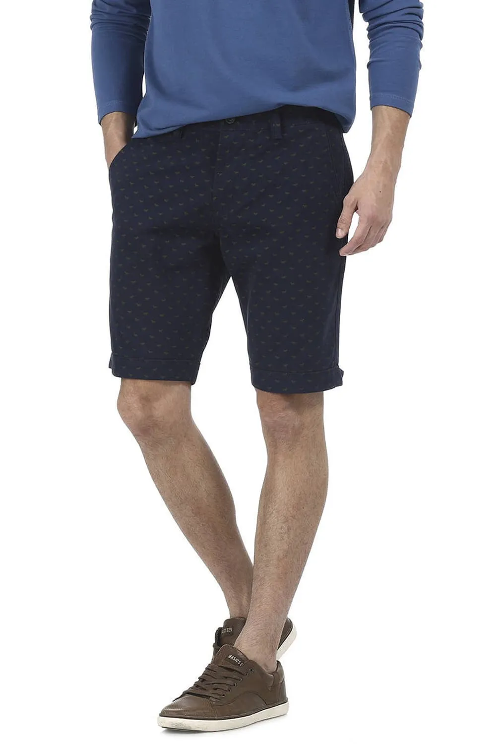 Comfort Fit Printed Shorts