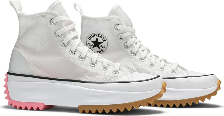 Converse Run Star Hike High Concrete Heat - White