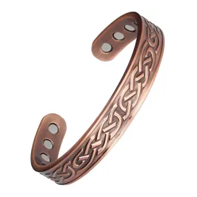 Copper Bracelet: Trefoil Copper | Magnetic Mobility