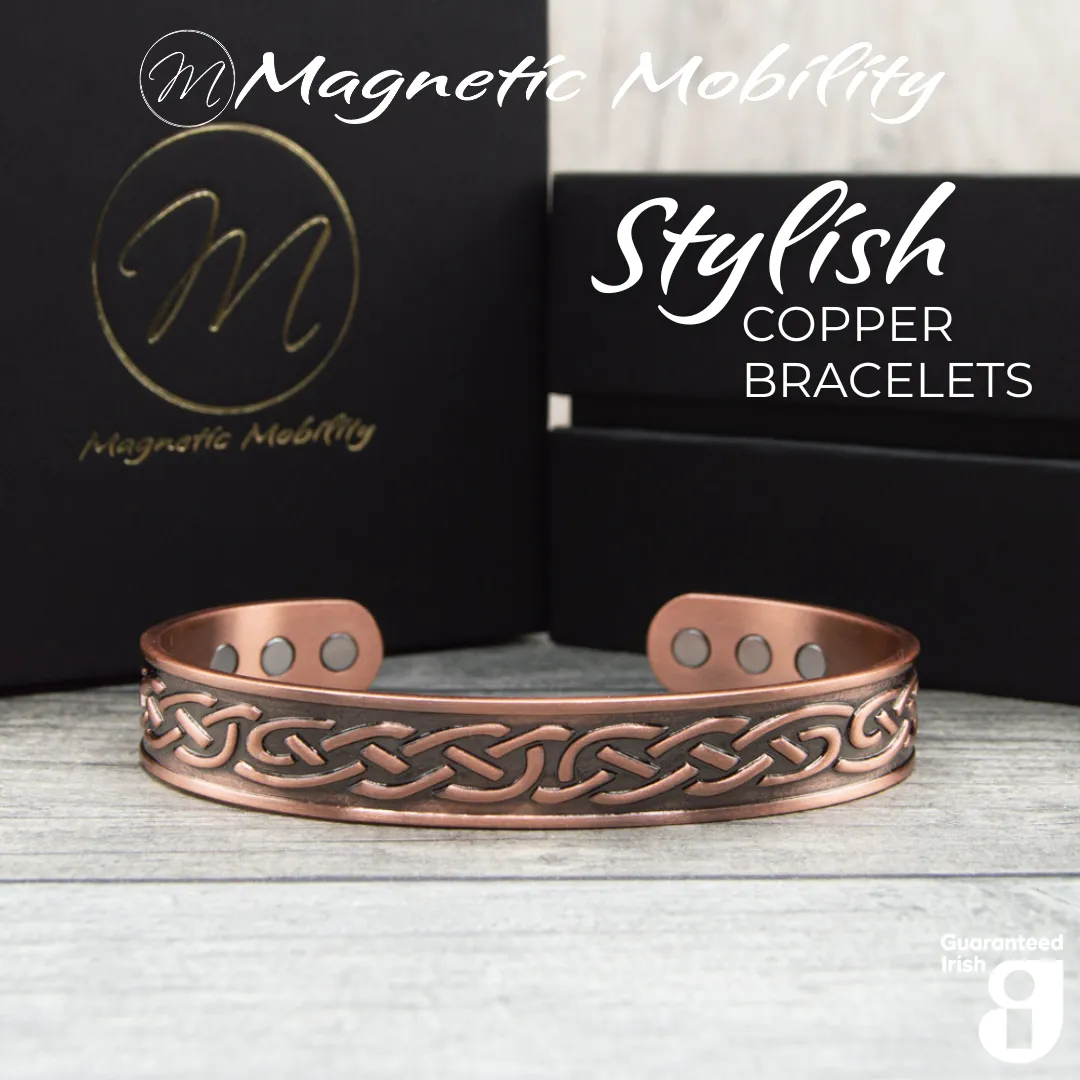 Copper Bracelet: Trefoil Copper | Magnetic Mobility