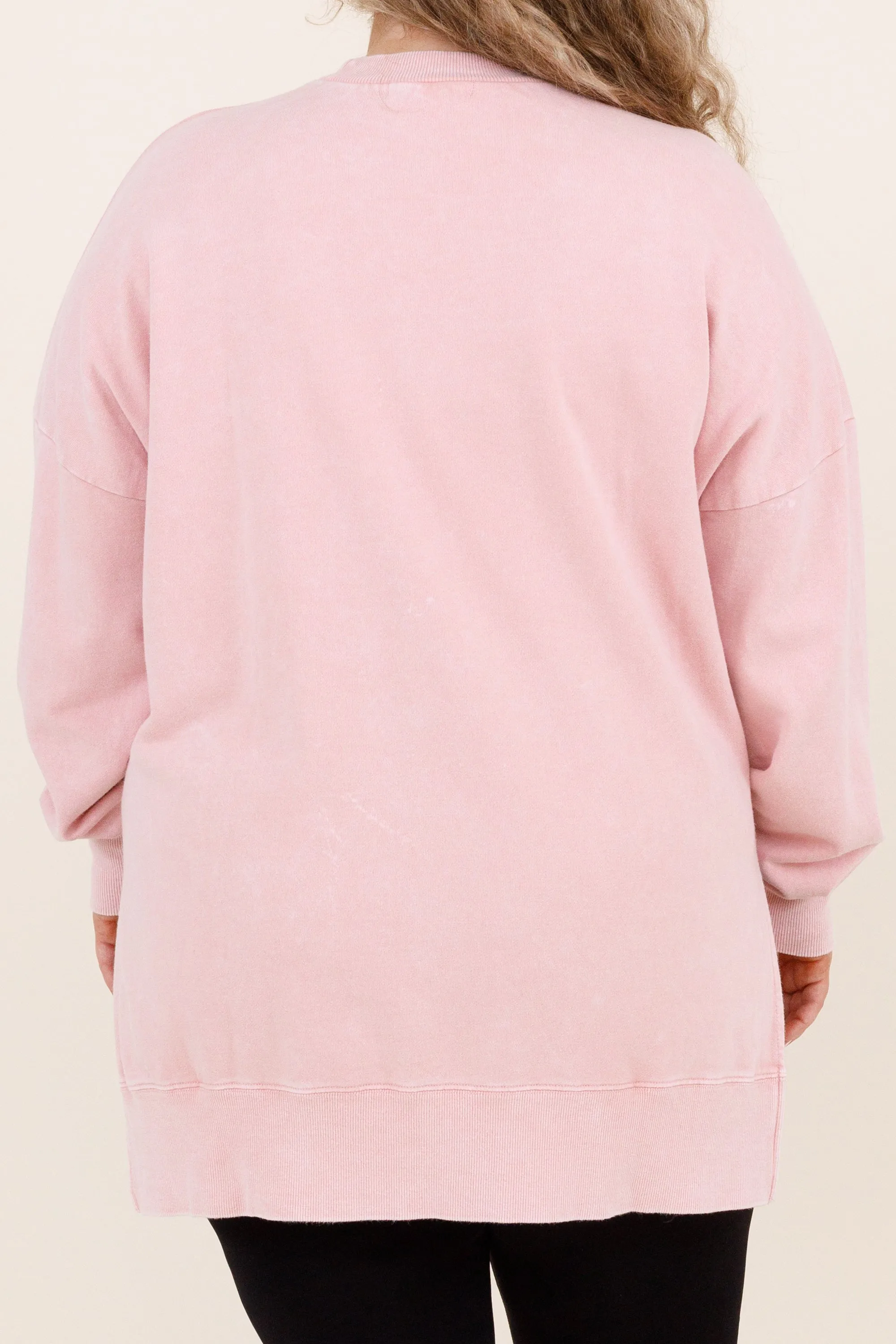 Cozy Pullover, Blush