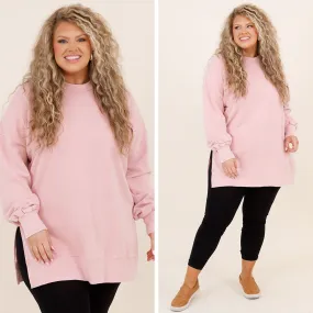 Cozy Pullover, Blush