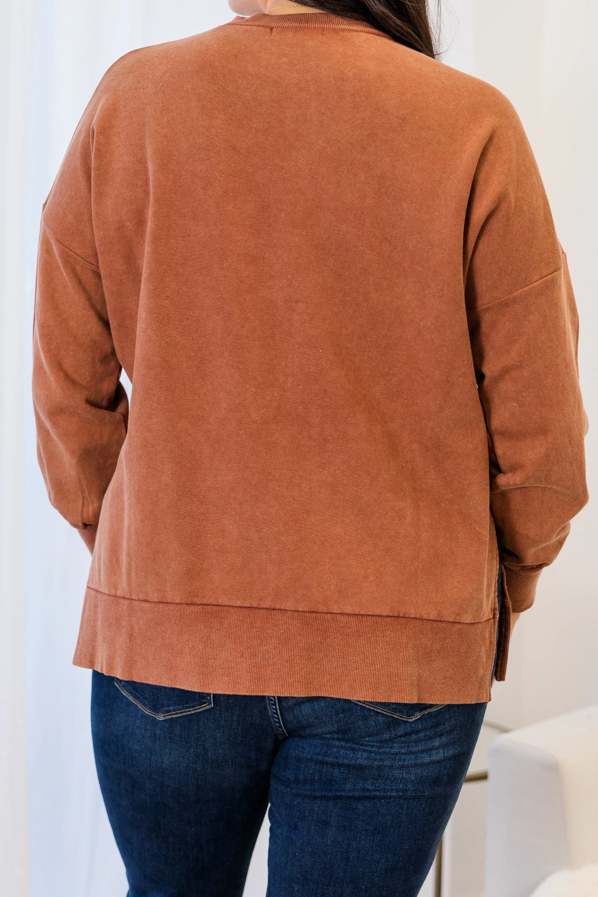 Cozy Pullover, Caramel