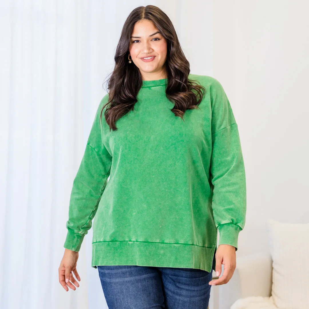 Cozy Pullover, Green