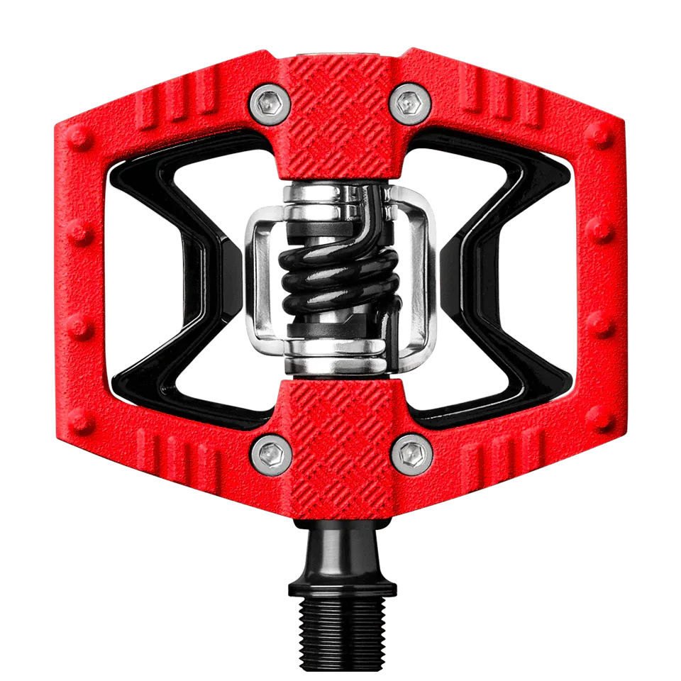 Crankbrothers Doubleshot Hybrid Bike Pedal - Flat/Clipped-In City Bicycle Pedal, Premium Bearings and Seals