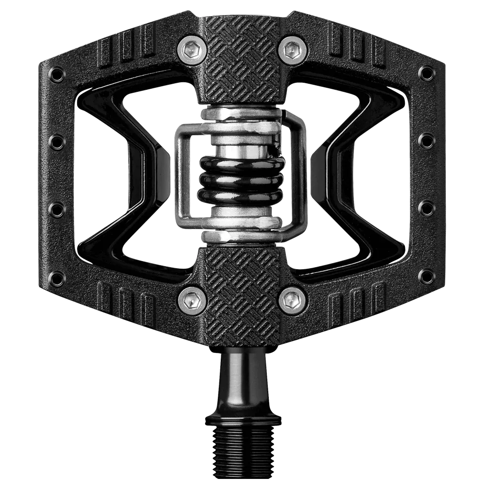 Crankbrothers Doubleshot Hybrid Bike Pedal - Flat/Clipped-In City Bicycle Pedal, Premium Bearings and Seals