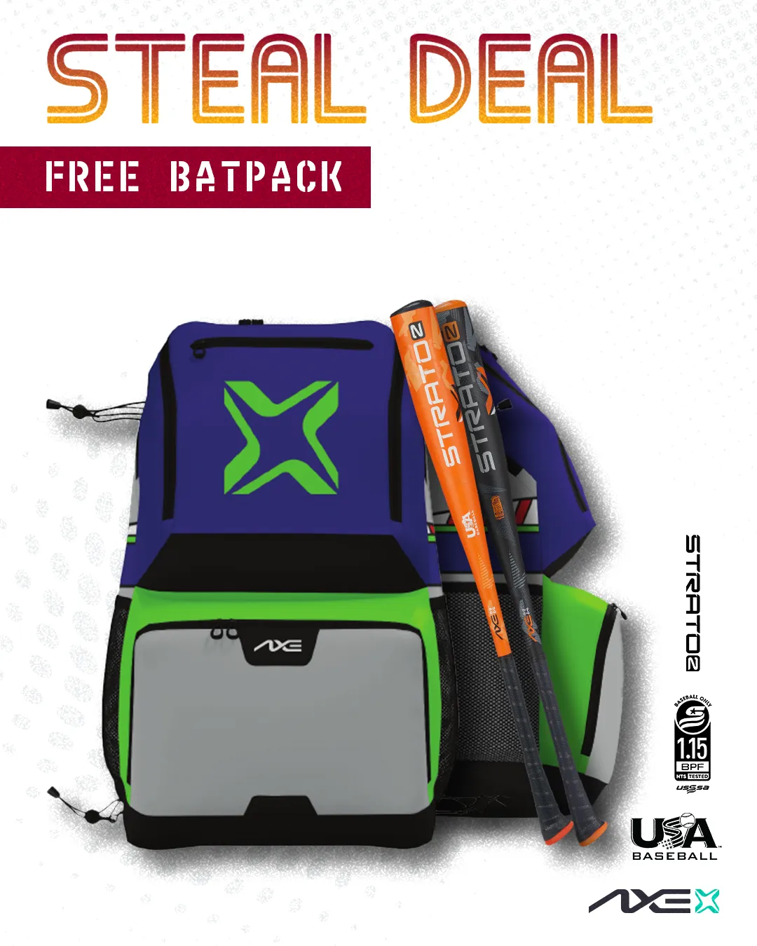 Daily Steal 8 | Free Limited Edition Batpack with Strato 2 USSSA Purchase