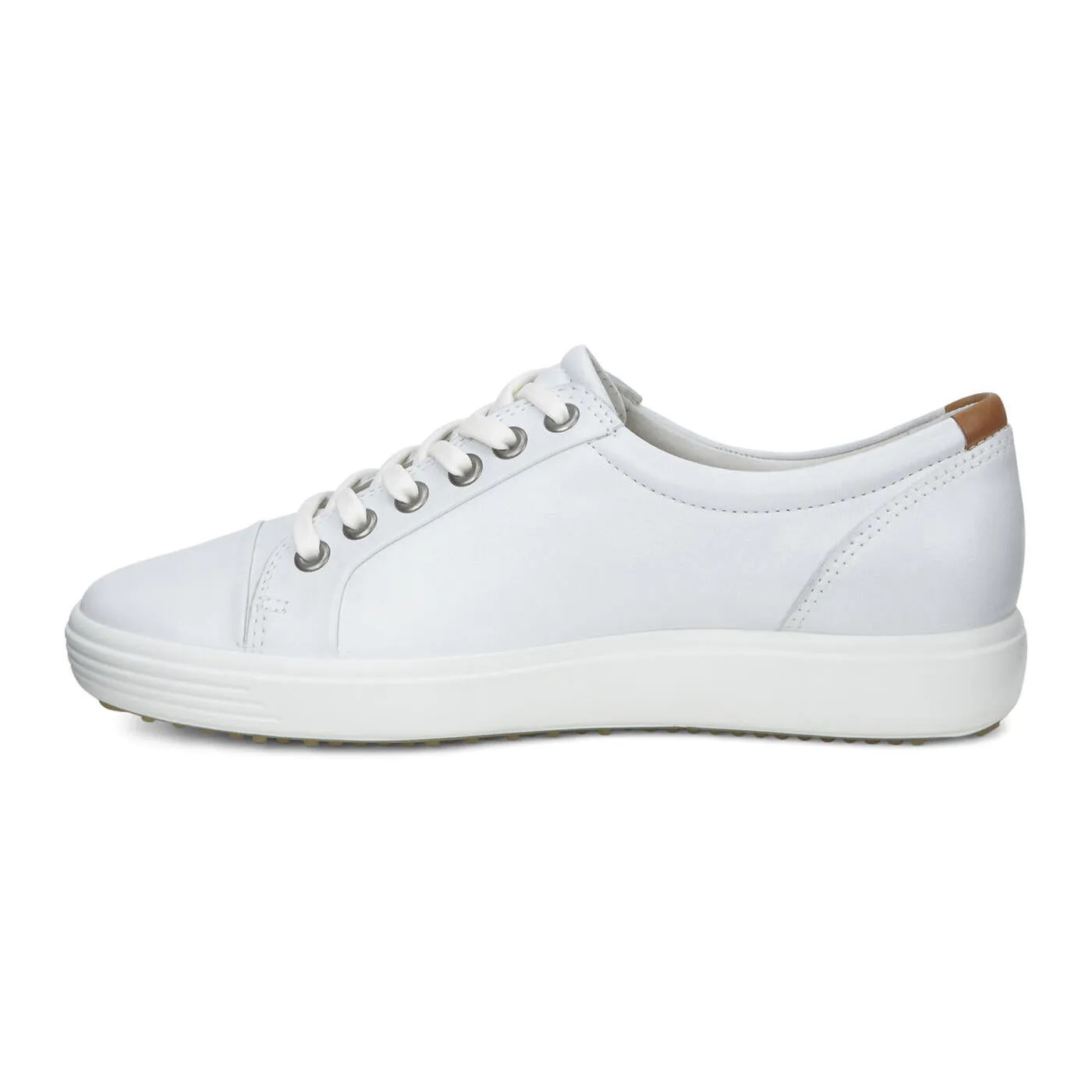 Ecco Women's Soft 7 Sneaker in White Droid