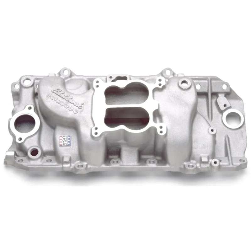 Edelbrock Performer 2-0 Intake Manifold - Cast Finish