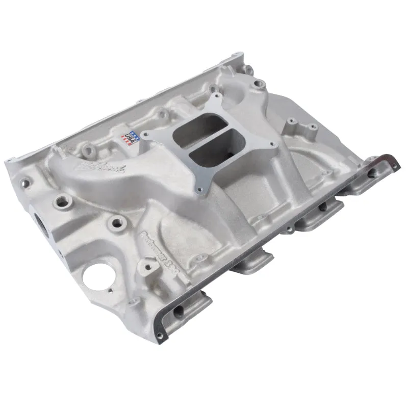 Edelbrock Performer 390 Intake Manifold - Cast Finish