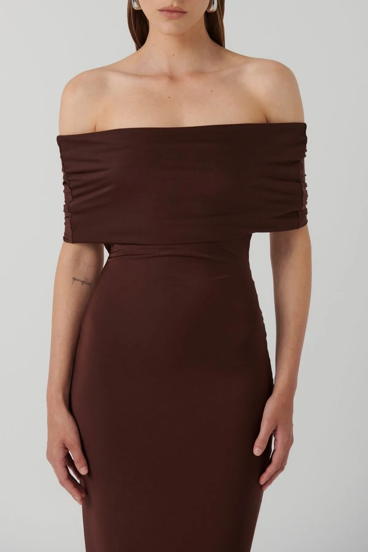 Effie Kats Viela Gown - Coffee