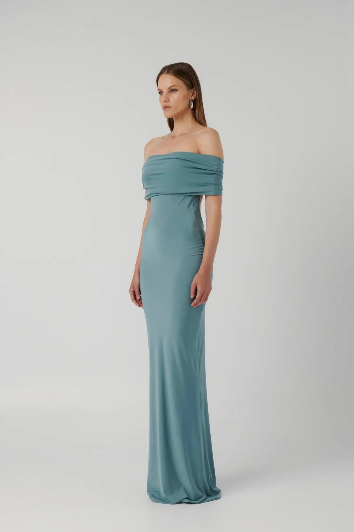 Effie Kats Viela Gown - Eucalyptus