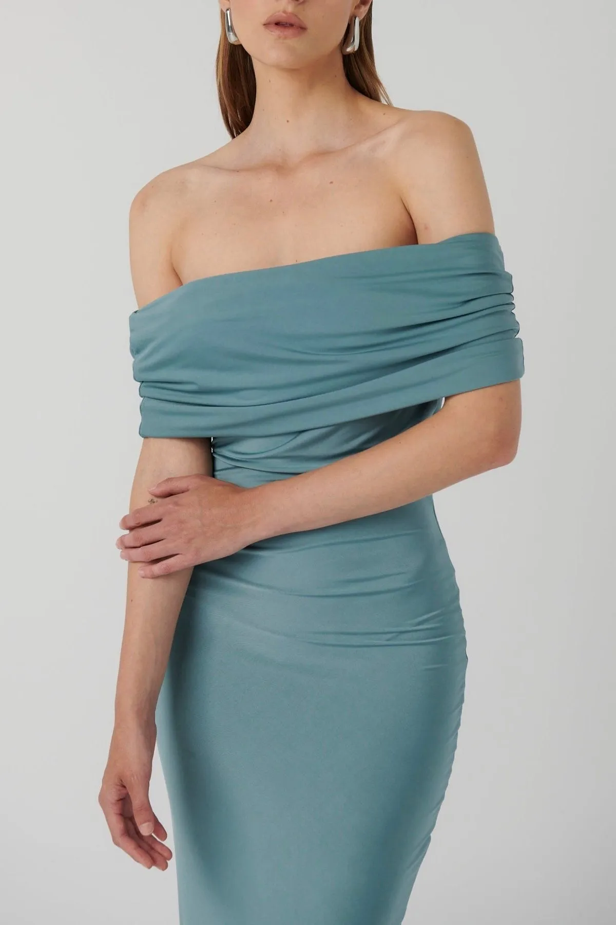 Effie Kats Viela Gown - Eucalyptus