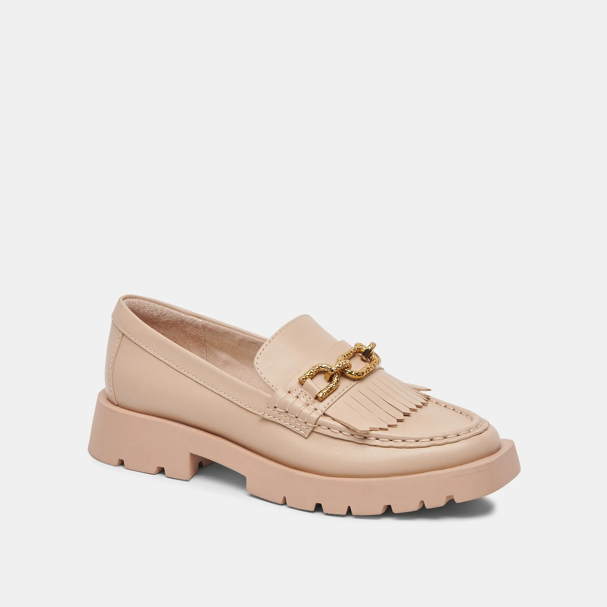 ERNA FLATS LT BLUSH LEATHER