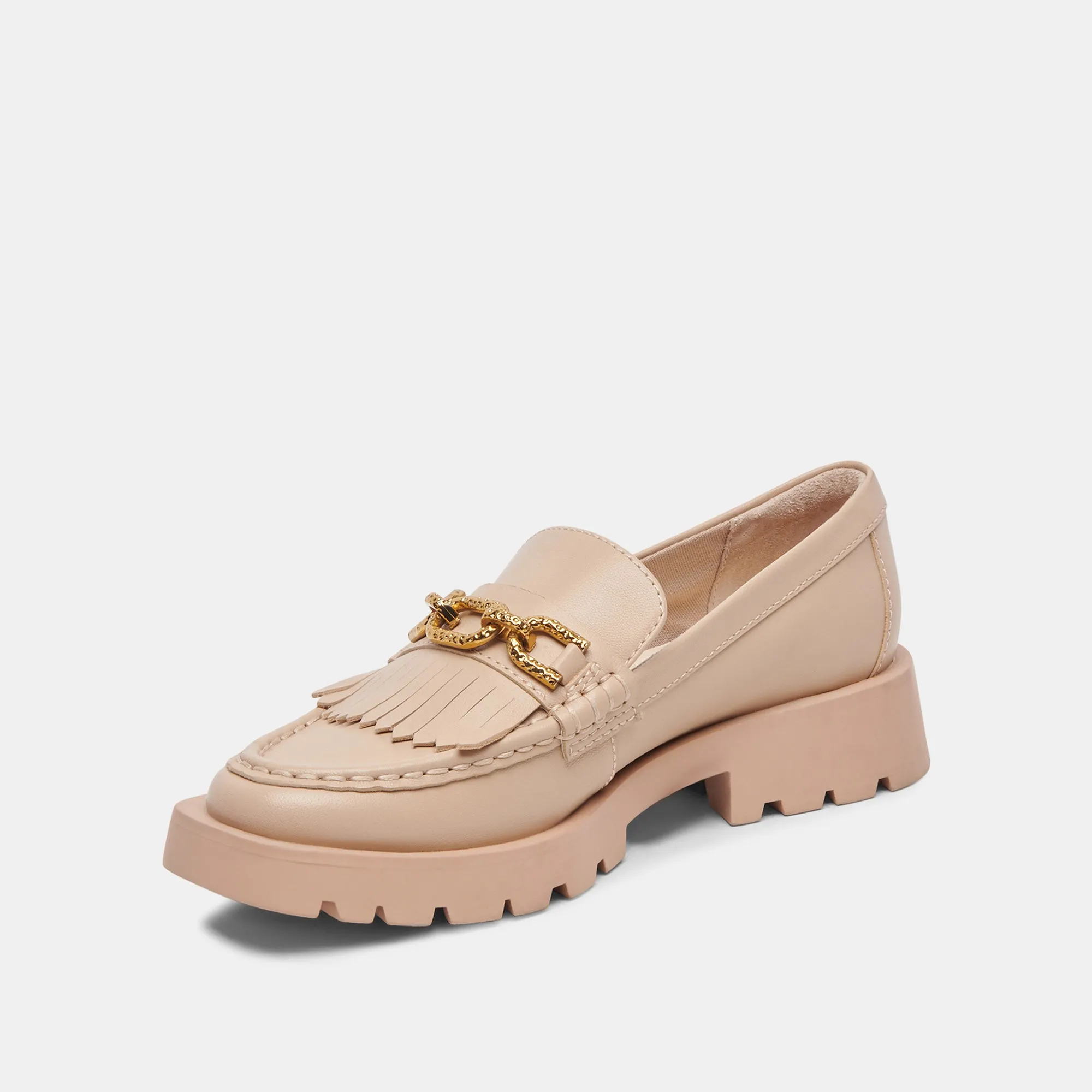 ERNA FLATS LT BLUSH LEATHER