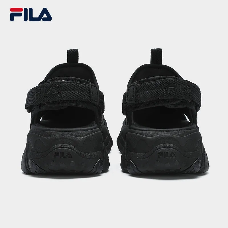 FILA CORE FLUID 5 FASHION ORIGINALE Women's Sandals (Black / White-Green)