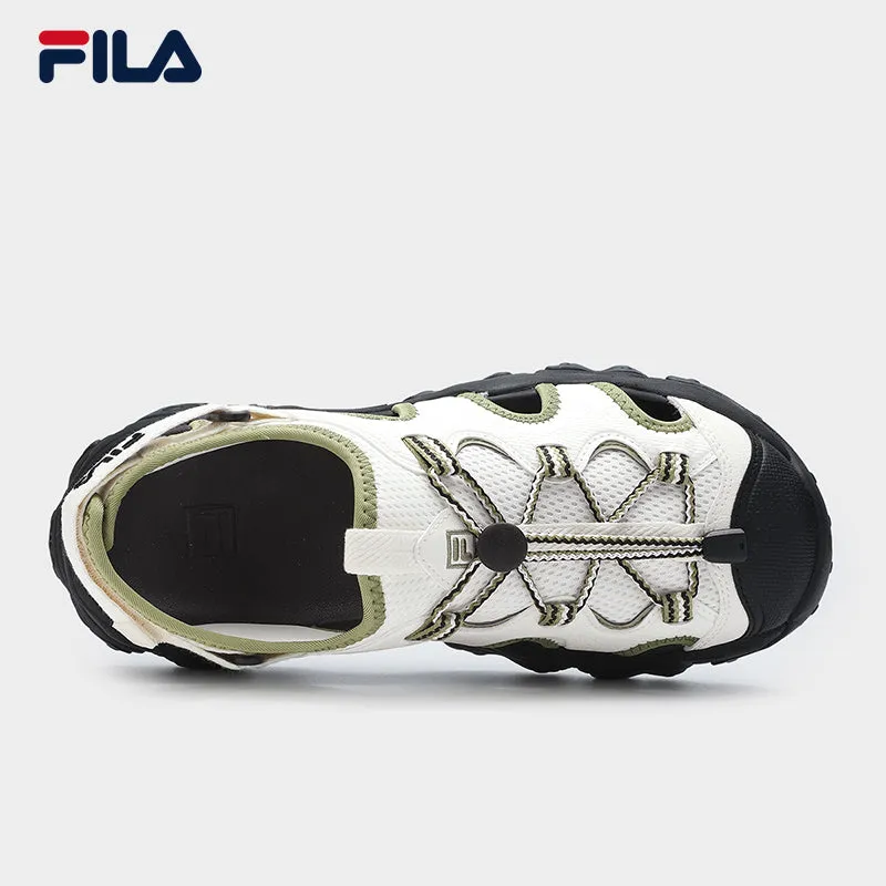 FILA CORE FLUID 5 FASHION ORIGINALE Women's Sandals (Black / White-Green)